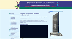 Desktop Screenshot of amputierten-initiative.de